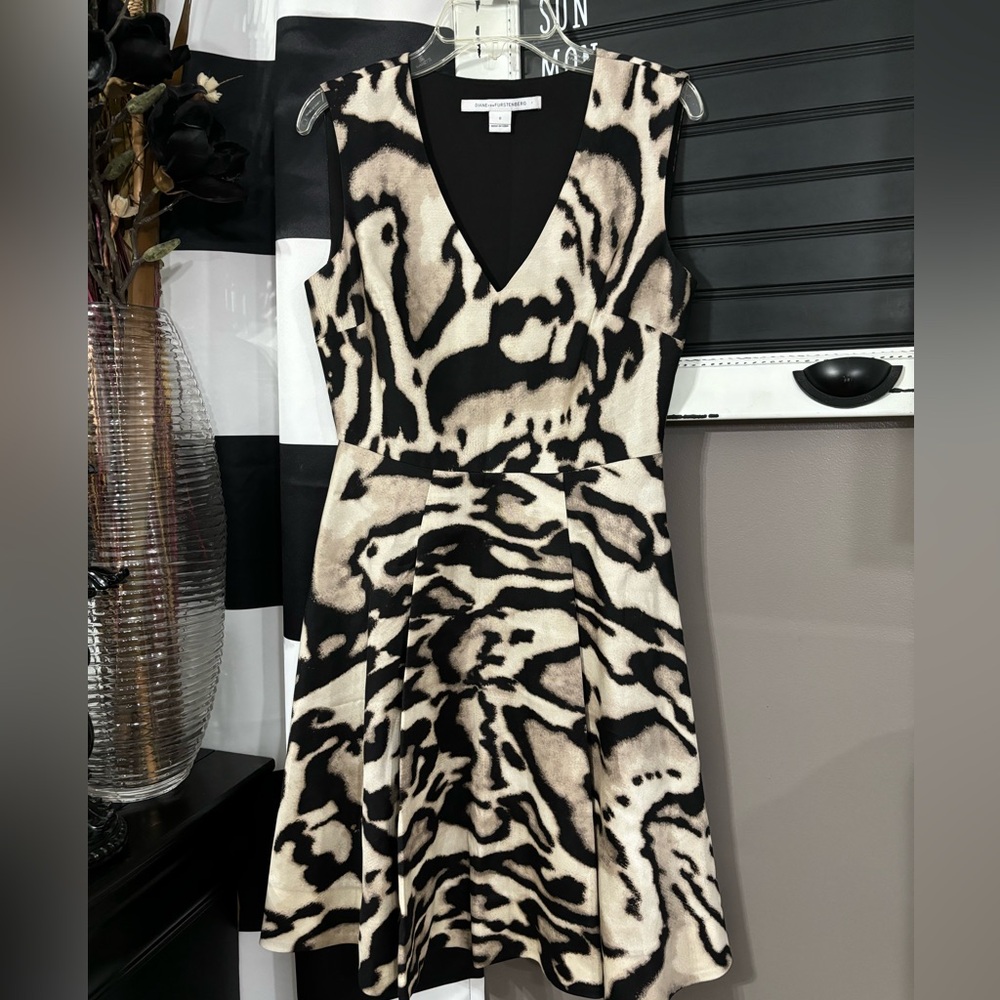 Diane Von Furstenberg Renna leopard dress
